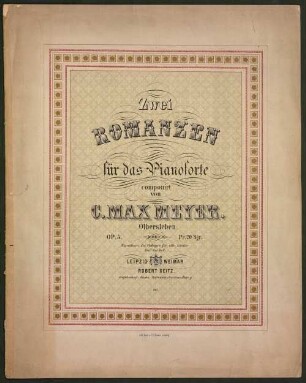 Zwei Romanzen für das Pianoforte : op. 5