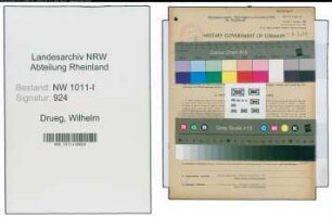 Entnazifizierung Wilhelm Drueg , geb. 03.11.1894 (Einzelhaendler)