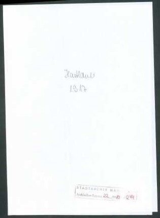 Hartlaub, [Gustav Friedrich], Kunsthalle Mannheim, Schriftwechsel mit Wichert