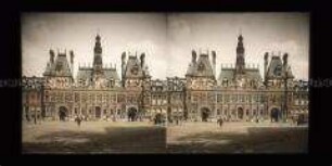Rathaus, Hôtel de Ville, in der Rue de Rivoli, am Rathausplatz, Paris