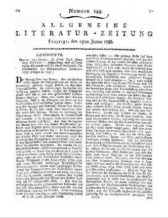 Neues Taschenbuch für lustige Leute von edler Denkungsart. [Bd. 2]. Hrsg. v. L. C. Michaelsen. Lüneburg: Lemke 1786