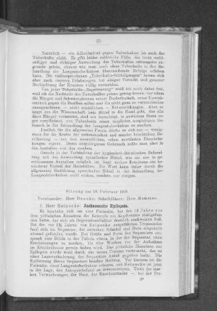 Sitzung am 18. Februar 1908.