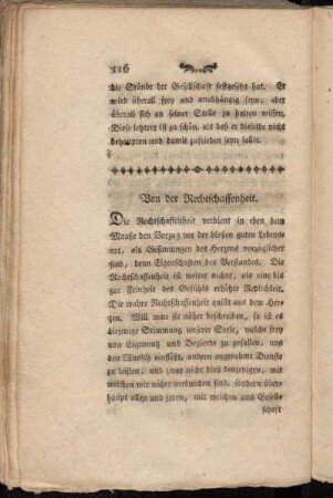 Von der Rechtschaffenheit.