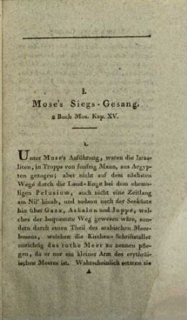 National-Gesänge der Hebräer : neu übers. und erläutert von Karl Wilhelm Justi