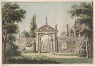 Friedhofseingang