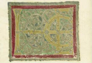 Bernward-Bibel — Schriftseite mit Initialligatur, Folio fol. 84v