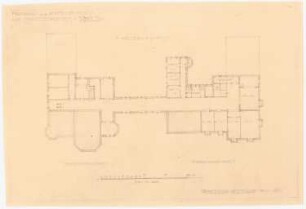 Krankenhaus, Tost: Grundriss Kellergeschoss 1:200