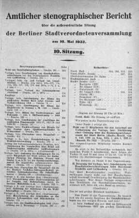 Sitzung 10, 10. Mai 1932