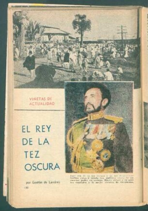 El rey de la tez oscura : Viñetas de actualidad