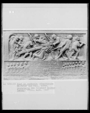 Grabplatte des Siegmund Heldenhammer, verstorben 1520