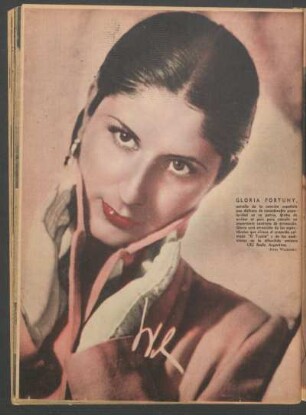 [Fotografía de] Gloria Fortuny