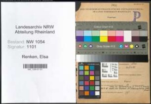 Entnazifizierung Elsa Renken , geb. 27.05.1914 (Studienrat)