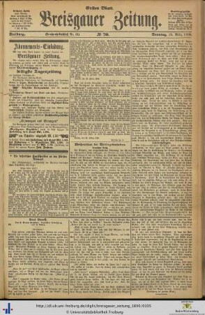 23.03.1890 (Erstes Blatt)