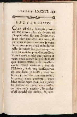 Lettre LXXXVI - Lettre XC
