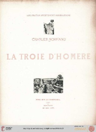 La troie d'Homére : Exploration artistique et archéologique