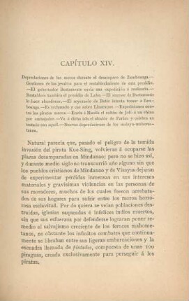Capítulo XIV. Depredaciones de los moros ...