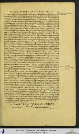 Titulus X. De bonorum possessionibus.