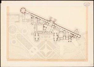 Rekonstruktion der Villa Tusci in der Toskana nach der Beschreibung Plinius des Jüngeren: Grundriss der Anlage und Lageplan
