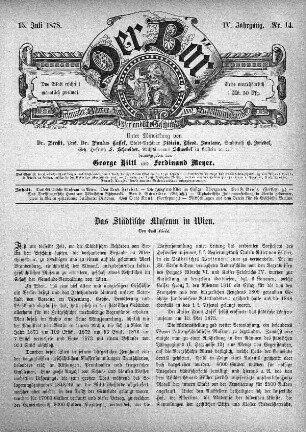 15. Juli 1878, Nr. 14