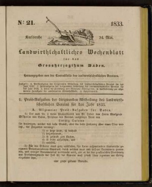 No 21. 24. Mai. 1833