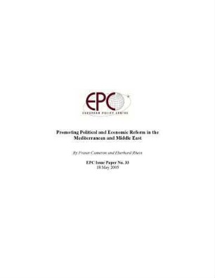 Promoting political and economic reform in the Mediterranean and Middle East