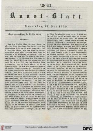 Nr. 41-50 (21. Mai – 23. Juni 1835)