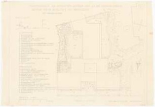 Schwesternhaus der Universitätskliniken der Universität Köln: Gestaltung und Bepflanzung des Freigeländes: Grundriss 1:100