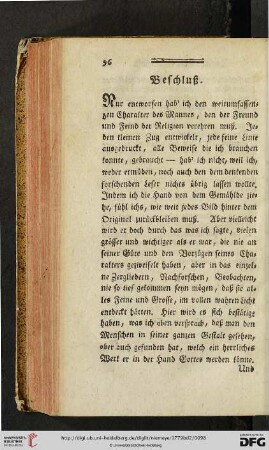 Beschluß des paulinischen Charakters