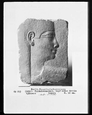 Kopf einer Göttin, Bildhauermodell