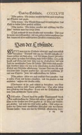 Von der Erbsünde.