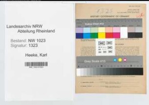Entnazifizierung Karl Heeke , geb. 31.10.1889 (Textilhaendler)