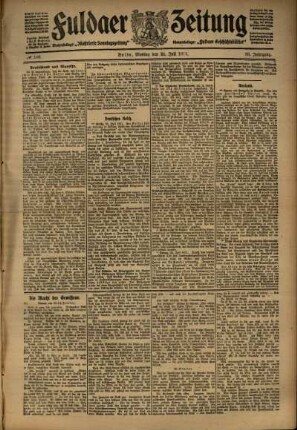 Ausgabe vom Montag, den 24. Juli 1911.
