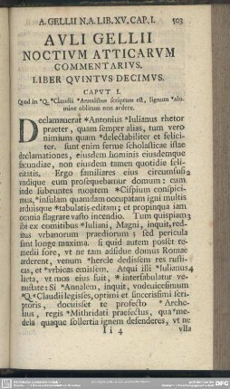 Liber Quintus Decimus