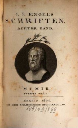 J. J. Engel's Schriften, 8. Mimik ; 2