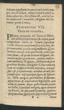 Propositio VII. Terra est rotunda.