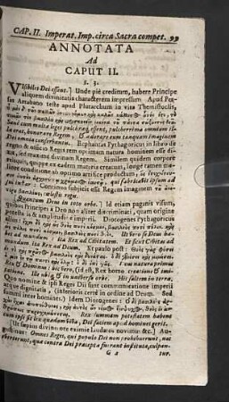 Annotata ad Caput II.