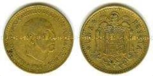 1 Peseta, Franco