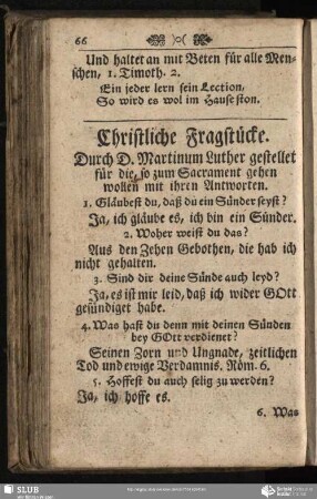 Christliche Fragstücke