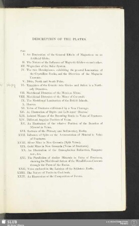 Description of the plates