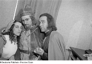 Szenen aus der Oper "Simone Boccanegra" von Giuseppe Verdi an der Städtischen Oper (heute Deutsche Oper) Berlin