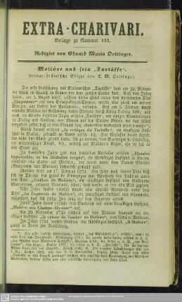 Extra-Charivari zu Nummer 133