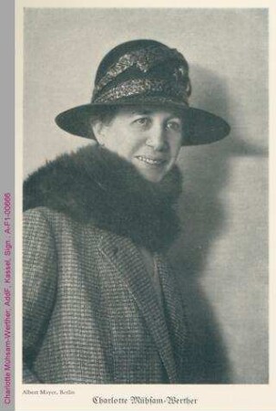 Porträt von Charlotte Mühsam-Werther