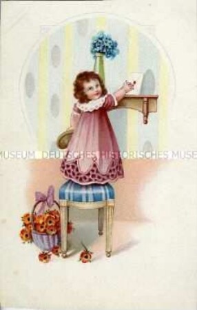 Karte mit Kindermotiv