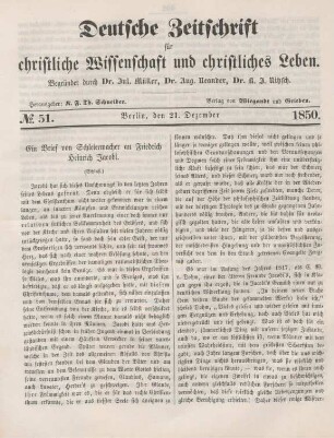 401-406 Ein Brief von Schleiermacher an Friedrich Heinrich Jacobi