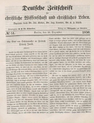 401-406 Ein Brief von Schleiermacher an Friedrich Heinrich Jacobi