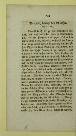 Theodorich bekriegt den Odoacher