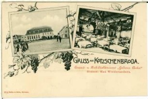 Kötzschenbroda. Ball-Etablissement " Goldener Anker "