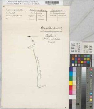 Böckum (Erwitte), Zusammenlegung Böckum, Bl.3 Brouillonkarte 1 Ebbinghausen Flur 2