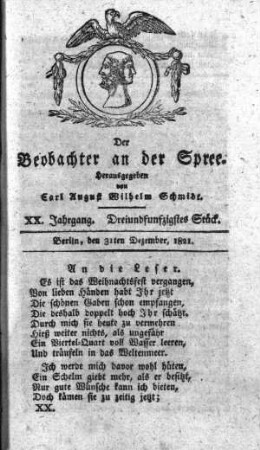 53. Stueck, 31. Dezember 1821