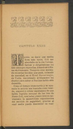 Capítulo XXIII